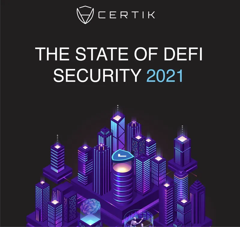 The State of DeFi Security 2021 report cover