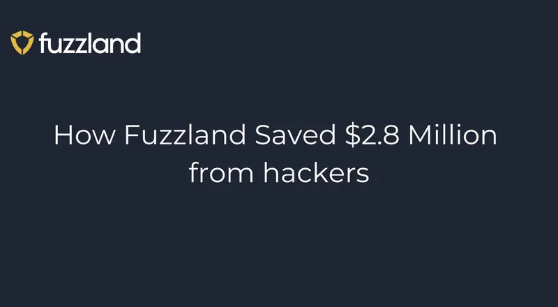 Fuzzland case study cover: How Fuzzland Saved $2.8 Million from hackers
